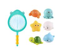 Set giocattoli da bagno arrotondati, Selachimorph model | 6 animali galleggianti, pacchetto routine ' acqua per i momenti domestici quotidiani coperto