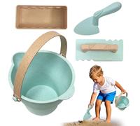 Set Giocattoli Da Spiaggia Pale Castello Borsa A Rete