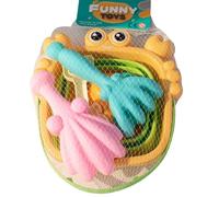 Set Giocattoli Da Spiaggia Per Bambini - Secchiello Paletta E Sabbia Con Borsa Portaoggetti | Giocattolo Educativo Estivo Per Giochi All’aperto Feste Scuola Materna E Vacanze Al Mare