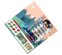 Set Giocattolo Auto con Scivolo a Gravità (Scatola dei colori per | Facile da montare, materiale plastico sicuro, binari multilivello, favorisce l\'immaginazione