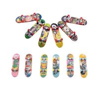 Set giocattolo con dita - Skateboard da dito in lega da 12 pezzi per bambini, adolescenti e adulti | Mini skateboard con dita, giocattoli per dita divertenti per feste, giocattoli per skateboard per