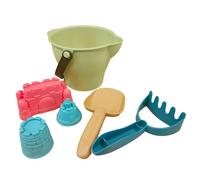 Set giocattolo secchio da spiaggia,Giocattoli da spiaggia con per castelli in sabbia per i più piccoli | Kit di attrezzi per rastrelli per pale da Include secchi da , secchi per sabbi