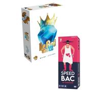 Set giochi da tavolo - Speed Bac Rouge - Le Carnage + Il Re dei 12 | Gioco d'atmosfera e di strategia | Serata tra amici o familiari | 2-8 giocatori | Dai 10 anni - Versione francese