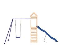 Set Gioco Esterno Legno Pino con Scivolo e Altalena
