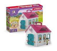 Set Gioco Schleich Scuderia Portatile con Cavallo Haflinger e Accessori (60 Pezzi)