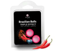 Set gioco segreto 2 palline brasiliani triplo effetto