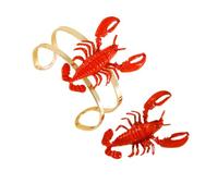 Set gioielli moderno con aragosta, comprensivo braccialetto con aragosta e