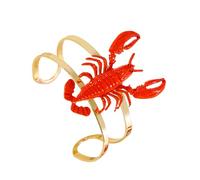 Set gioielli moderno con aragosta, comprensivo braccialetto con aragosta e