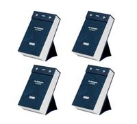 Set Globetrotter's Rewards in lingua Inglese - Set da Quattro copie del Calendario del Viaggiatore 2026-365 Frasi e Citazioni a Tema Viaggio - Un Anno di Pagine a Strappo - Design Made in Italy