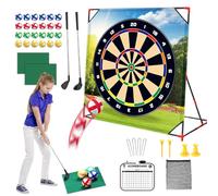 Set Golf Battaglia Bambini - Tappetino Golf Portatile - Tappeto Putting Educativo Per Casa E Vacanze | Gioco Da Interattivo Per Allenamento E Divertimento Indoor | Tappetino Per Bambini Dai