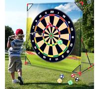 Set Golf Battaglia Per Bambini - Tappetino Da Golf Portatile Per Interni,Set Tappeto Putting Interattivo Educativo, Giocattoli All'aperto Per Allenamento E Vacanze Divertenti