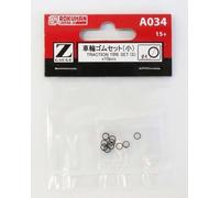 Set gomma ruota Rokuhan calibro Z A034 piccolo φ4 mm 10 pezzi pneumatico da t...