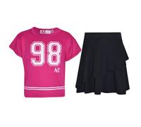 Set Gonna Skater Con Top Corto E Gonna Volant Per Ragazze