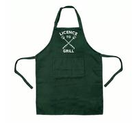 Set Grembiule Licenza per Grill Divertente BBQ 007 James Bond Spoof Novità Re...