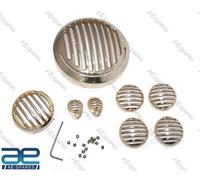 Set griglia coprifaro ottone per Royal Enfield New Classic 350cc Reborn