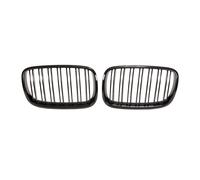 Set Griglia Doppia Fila Cromata Nero Per BMW X5 E70 X6 E71 E72 Frontale