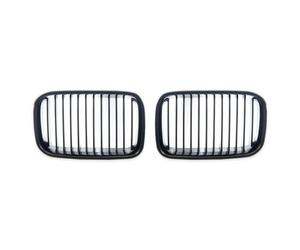 Set Griglia Frontale Wabengitter BMW E36 1990- Tutti I Modelli Nero Lucido