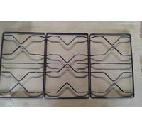 SET GRIGLIE ORIGINALE PER PIANO COTTURA SMEG SRV596 90cm SMALTATE NERE