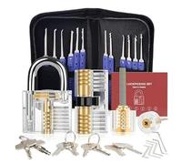 Set Grimaldelli, [36 Pcs] [2025 Nuova Versione] Diyife Set Fabbro, Grimaldelli Professionali con 4 Trasparente Serratura, Kit Grimaldelli, Lockpicking Set per Fabbri Principianti ed Esperti