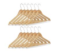 Set grucce Stampelle girevoli Antiscivolo 120 g Grucce in legno Ganci rotabili