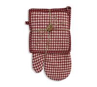 Set Guantone e presina natalizi Nuvole di Stoffa Idea Regalo Cuori Tati 5835