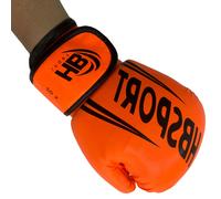 SET GUANTONI DA BOXE COPPIA PER BAMBINI COMODI E MORBIDI ARANCIONI 06668