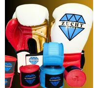SET GUANTONI DA BOXE PREMIUM 6x bende ELITE ALLEVAMENTO modello Prestige TUTT...