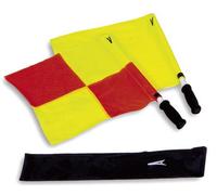Set guardalinee professionale SCHIAVI SPORT custodia aste drappo calcio arbitro