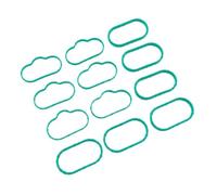 Set guarnizioni collettore di aspirazione motore superiore e inferiore compatibile con S-Type XF XJ V6 3.0L X250 X350 X351 XR843536 XR843533(Upper(XR843533))