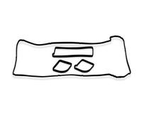 Set Guarnizioni Coperchio Valvola Per FORD Per FOCUS Per ESCAPE Per FUSION 2.5 2.3L 1S7G6K260AA 1S7Z6584BA VS50639R1 Accessori Auto Guarnizione auto