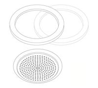 Forever Set filtro alluminio + 2 guarnizioni silicone per Miss Conny & Miss Splendy (2 tazze)