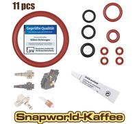 Set Guarnizioni O-Ring Per Saeco Philips Con Grasso Al Silicone Per Unità Caffè