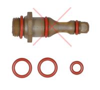 Set Guarnizioni Saeco Cafe Gusto Tchibo Supporto Valvola Scomparto Tuba 3 Pezzi