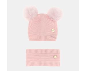 Set Guess Berretto E Scaldacollo Con Pompon Bimba