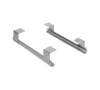 SET GUIDE CUSCINETTI A RULLI PER CASSETTO RIPIANO PORTA TASTIERA METALLO GRIGIO