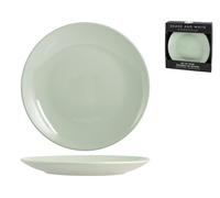 Set H&H new 4 Piatti Piani Sea Foam in stoneware/gres Cm26