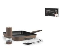 Set H&H new Bistecchiera ,pinza Da Cucina E Macinapepe Elettrico