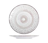 Set H&H new Courtyard 6 Piatti Piani Bianchi Cm 27,5