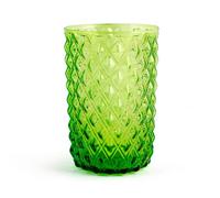 H&H Set 6 Bicchieri in Vetro Murano, Colore Verde, 46cl - 7361114