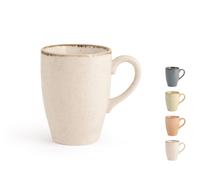Set H&H new Pearl 4 Mug, Porcellana, Assortiti MISTO COLORE Cc350