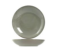 Set H&H new Reactive 6 Piatti Pasta, in stoneware/gres, Grigio, Cm 26
