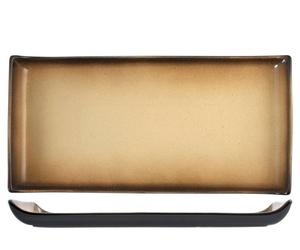Set H&H new Sahara 2 Piatti Rettangolari, in stoneware/gres, 33x16cm