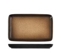 Set H&H new Sahara 6 Piatti Rettangolari, in stoneware/gres, 21x13cm