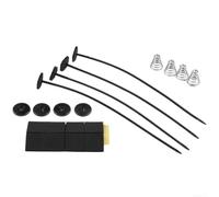 Set Hardware Installazione Ventola Raffreddamento Auto | in per acciaio , piedini plastici robusti, installazione per sicura, per auto, kit completo