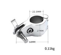 Set hardware superiore bimini qualità premium cerniera artiglio estremità occh