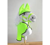 Set Hobby Horse A4: Copertura + paraorecchie - Verde Neon