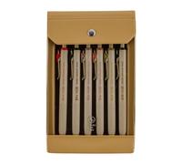 Set Hobonichi Techo Tsuki No Iro/Uni-Ball One gennaio-giugno con custodia e p...