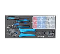 Set HT7G161: per crimpare in un inserto di schiuma 158 pz. TECNICA HÖGERT