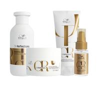 WELLA Kit Oil Reflections Shampoo 250ml + Mask 150ml + Conditioner 200ml + Olio