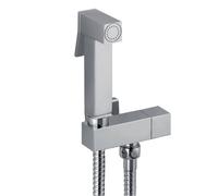 Set idroscopino quadro Sphera con doccia e flessibile cromato